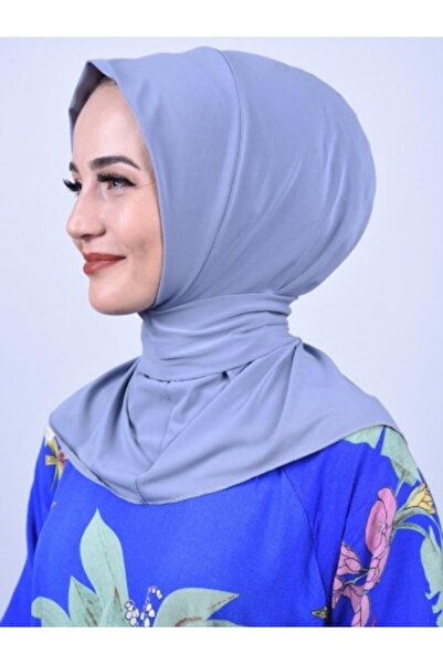 Organic Çıtçıtlı Fular Şal Üzeri Uyumlu Havuz Ve Deniz Bone Şalıl