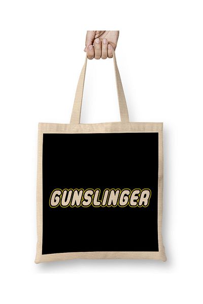 Baskı Dükkanı Υφασμάτινη τσάντα Lego Gunslinger Dark Tower με μακριά λαβή