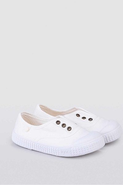 IGOR Berri Pantofi de in pentru copii Pantofi sport casual pentru copii S10161-001Blanco