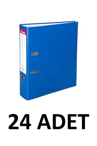 Esselte 24 Adet Mavi Geniş Plastik Büro Klasörü 9940eco