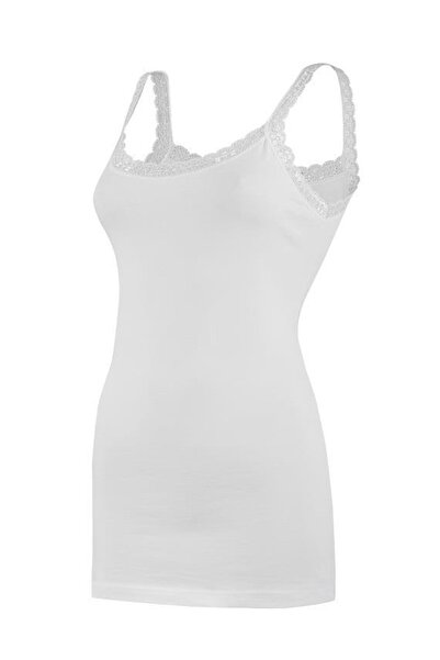 YILDIZ 6 штук лікра з мереживом на бретельках, білий 2280