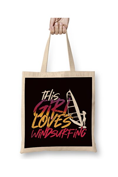 Baskı Dükkanı Devojka koja voli jedrenje jedrilicom Jedrilac Jedrenje Okeansk...