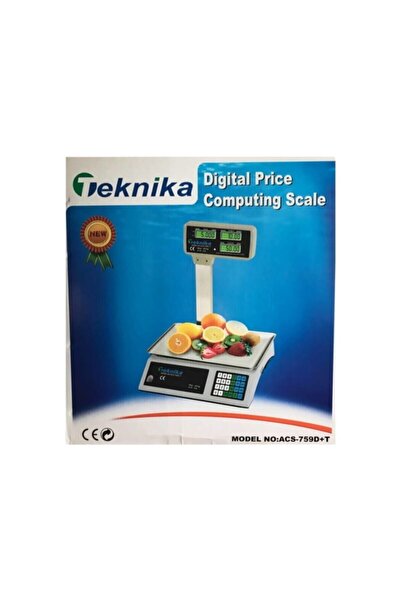 Genel Markalar 40 Kg Kollu Çift Ekranlı Boyunlu Elektronik Terazi Manav, Market, Kasap, Mutfak Terazisi