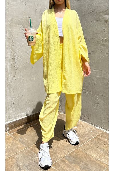 Rabury Butik Yellow Seersucker Suit