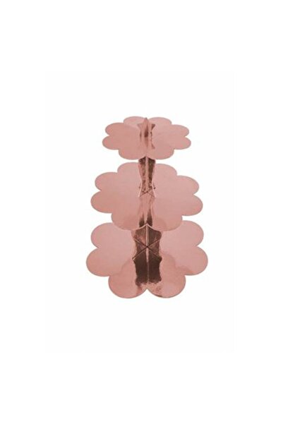 aşkın concept Cupcake Standı Kek Standı Metalik rose