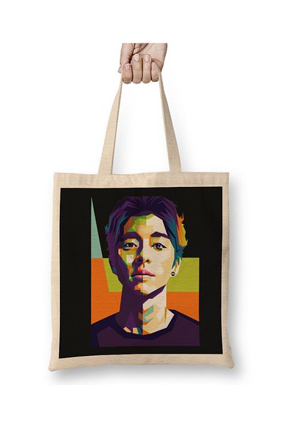 Baskı Dükkanı Geantă din pânză Gong Yoo cu mâner lung