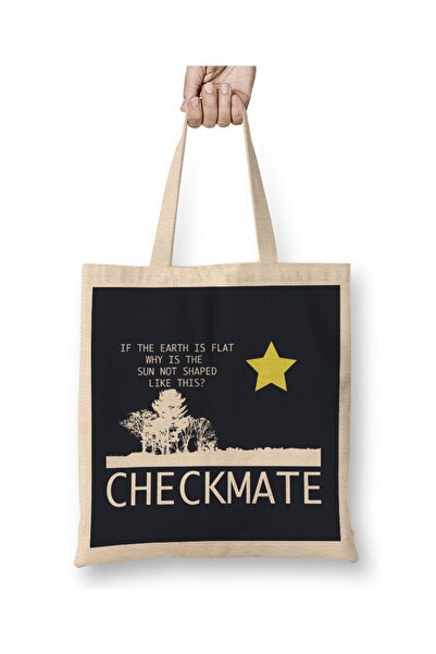 Baskı Dükkanı I'm The Favorite Child Distressed Cloth Bag Long Handle