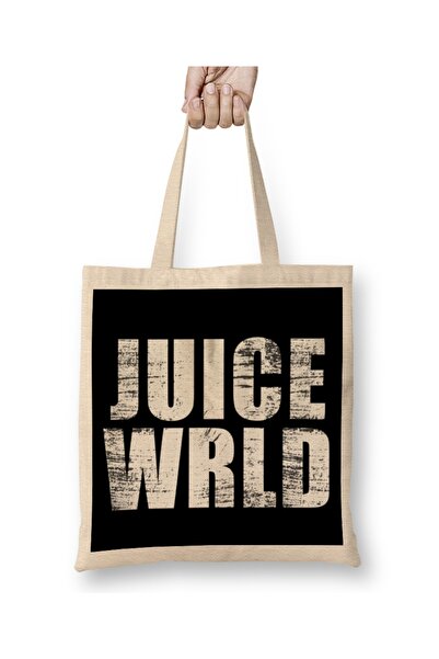 Baskı Dükkanı Juice Wrld tkanina Torba duga Sa ručkom