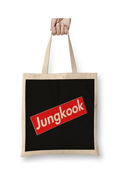 Baskı Dükkanı Bts Gungkook Jungkook torba sa dugim ručkom