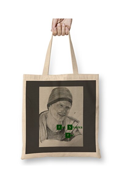 Baskı Dükkanı Jesse Pinkman Debeli Gomile Tvojih Tkanina Torba Dugačak Sa ručkom