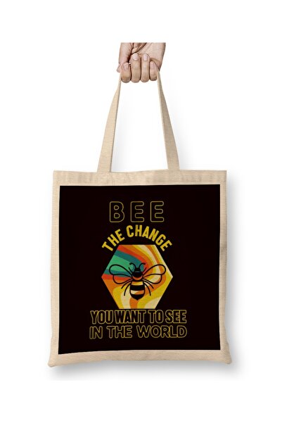 Baskı Dükkanı Budi promena koju želiš da vidiš u svetu Honey Bee Insect Cloth...