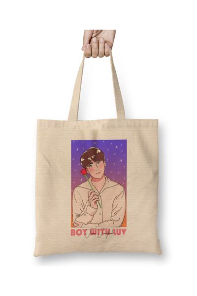 Baskı Dükkanı Dečak sa Luv BTS Jeon Jungkook odećom Torba dugačkom Sa ručkom