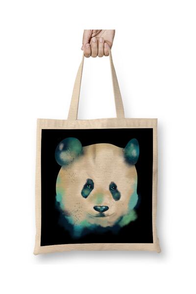 Baskı Dükkanı Slatka galaktička panda za istraživanje svemira Panda tkanina T...