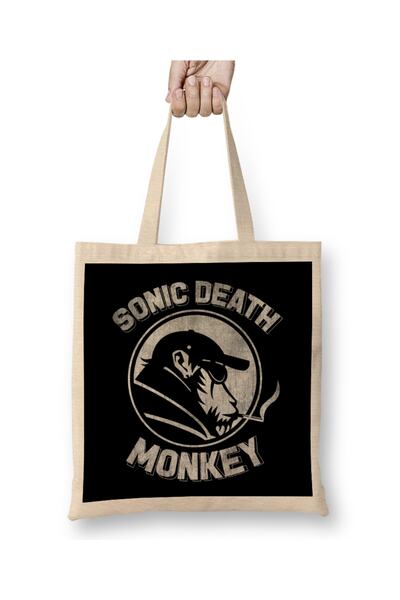 Baskı Dükkanı High Fidelity Sonic Death Monkey Без сумки з довгою ручкою