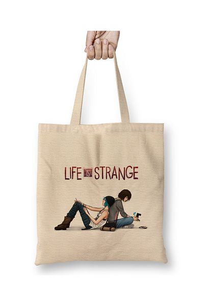 Baskı Dükkanı Life is Strange 01 Geantă din pânză cu mâner lung