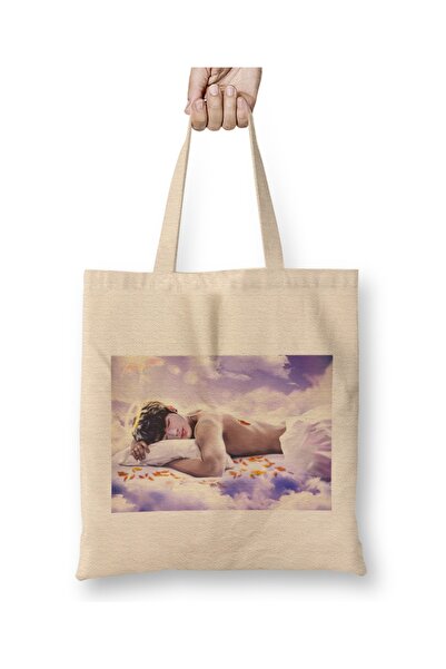 Baskı Dükkanı Bts Jungkook 05 Tkanina Torba Duga Sa ručkom