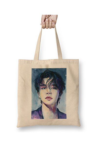 Baskı Dükkanı Bts ?old Jimin Bts odeća Torba duga Sa ručkom
