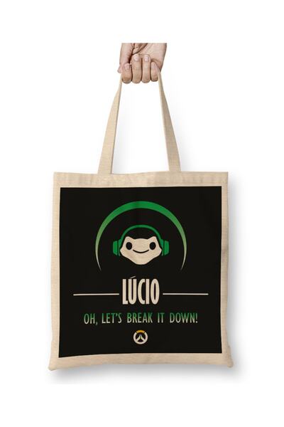 Baskı Dükkanı Lucio Rastavite to Overwatch tkanina Torba dugačka Sa ručkom
