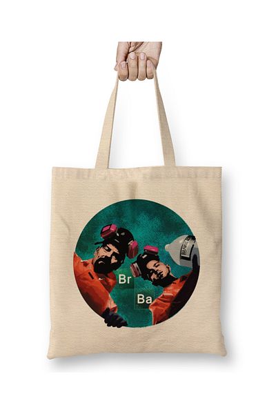 Baskı Dükkanı Breaking Bad Let's Cook 01 Geantă de pânză cu mâner lung