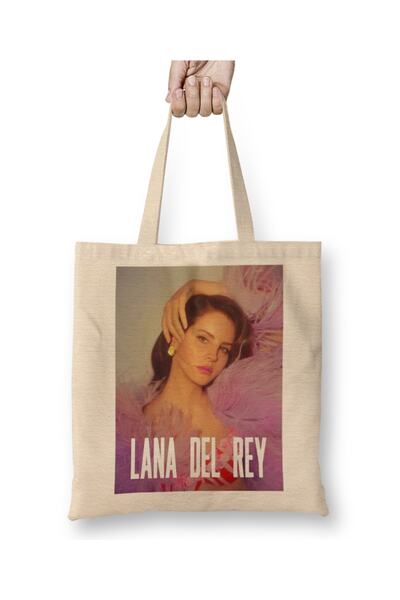 Baskı Dükkanı Lana Del Rey Prelepa Del Rey tkanina Torba Duga Sa ručkom