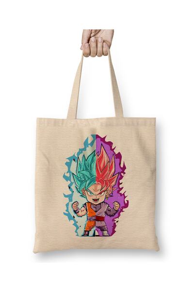 Baskı Dükkanı Dragon Ball Z tkanina Torba dugačka Sa ručkom