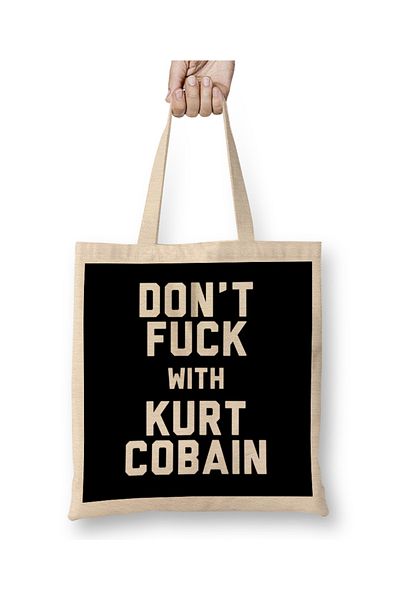 Baskı Dükkanı Μακριά λαβή Μην ανησυχείτε Bee Happy Dark Font Bag