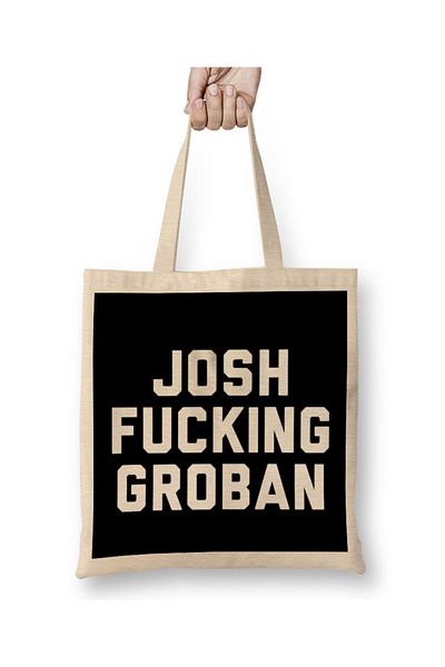 Baskı Dükkanı Josh Fucking Groban υφασμάτινη τσάντα με μακριά λαβή