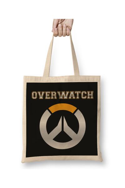 Baskı Dükkanı Overwatch For Heroes Logo Tkanina Torba Duga Sa ručkom