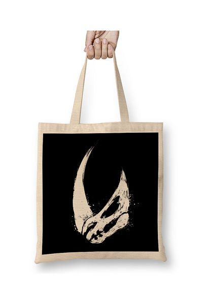 Baskı Dükkanı Clan Of Two Mandalorian 01 - Υφασμάτινη τσάντα με μακριά λαβή
