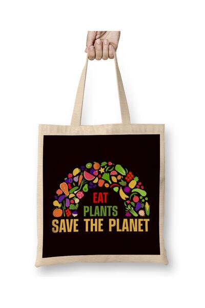 Baskı Dükkanı Jedite biljke, spasite planetu   Vegan   Vegetarijanac   Vegani...