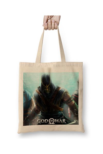 Baskı Dükkanı God of War 07 υφασμάτινη τσάντα με μακριά λαβή