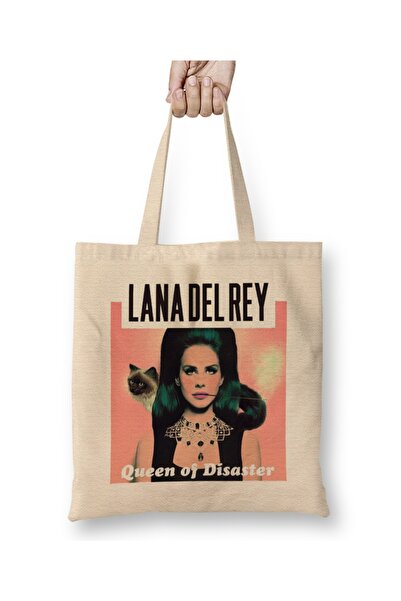 Baskı Dükkanı حقيبة لانا ديل ري كوين أوف لانا بمقبض طويل