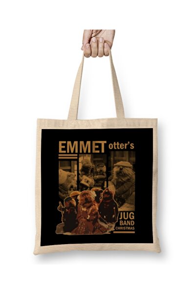 Baskı Dükkanı Emmet Otter Retro Jug Band Tkanina Torba Duga Sa ručkom