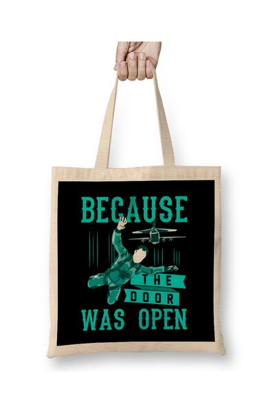 Baskı Dükkanı Smešno skokovanje padobranom Zašto? Zato što su vrata bila otvo...