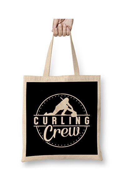 Baskı Dükkanı Тренер команди з керлінгу, що підмітає камені, гравець в керлін...