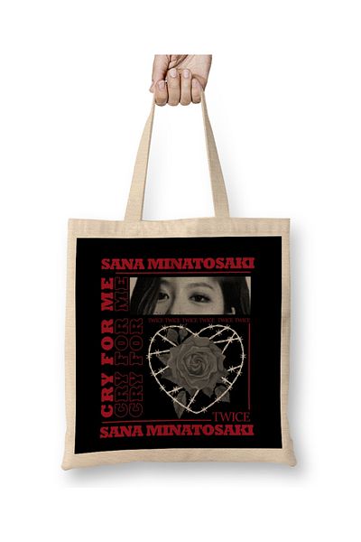 Baskı Dükkanı Kpop Cfm Tw San υφασμάτινη τσάντα με μακριά λαβή