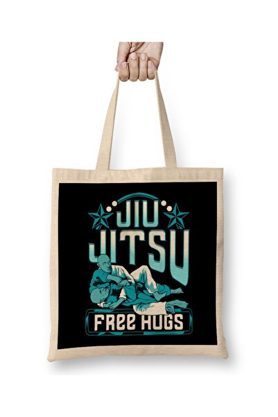 Baskı Dükkanı Smešni Jiu Jitsu Besplatni Zagrljaji Igra Reči BJJ Vojne Veštin...