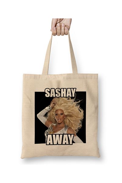 Baskı Dükkanı Sashay Away 07 υφασμάτινη τσάντα μακριά λαβή