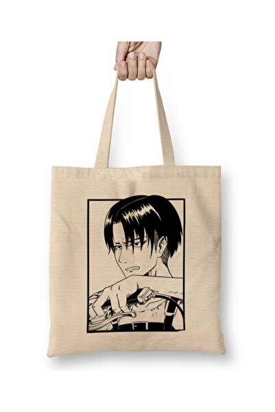 Baskı Dükkanı Levi Ackerman Manga tkanina Torba duga Sa ručkom