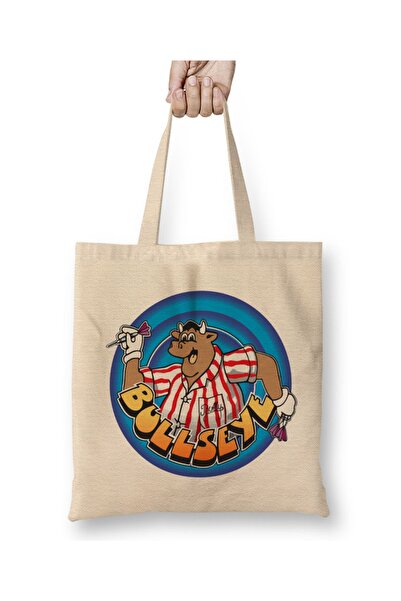 Baskı Dükkanı Retro Retro Bullseye tkanina Torba dugačka Sa ručkom