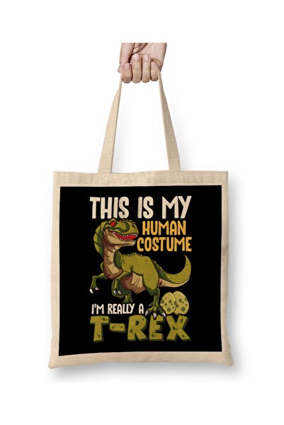 Baskı Dükkanı Acesta este costumul meu uman. Sunt cu adevărat un geantă din p...