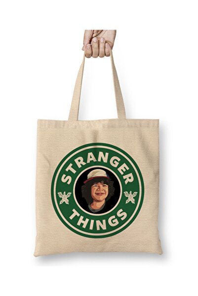Baskı Dükkanı Stranger Things Dustin kafena krpa Torba duga Sa ručkom