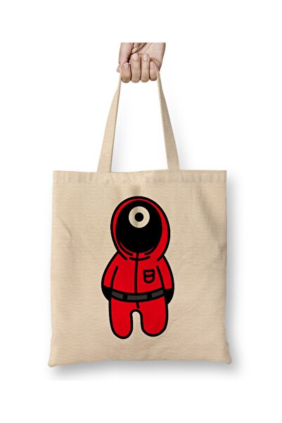 Baskı Dükkanı Squid Game 01 Tkanina Torba Duga Sa ručkom