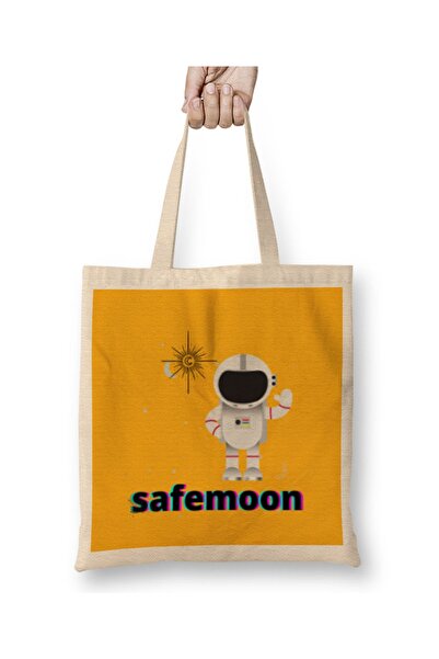 Baskı Dükkanı Safemoon kripto tkanina Torba duga Sa ručkom