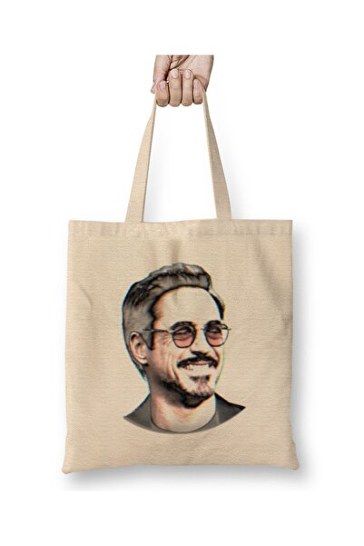 Baskı Dükkanı Robert Downey Jr. Tkanina Torba Duga Sa ručkom