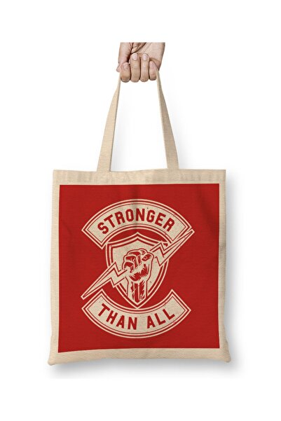 Baskı Dükkanı Jača od svega platna Torba Dugačka Sa ručkom