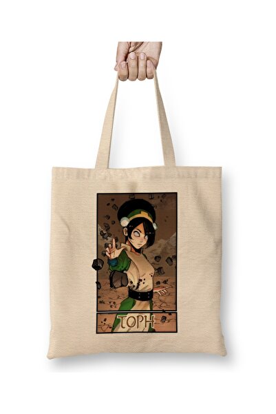 Baskı Dükkanı Geantă din pânză Toph Fanart cu mâner lung