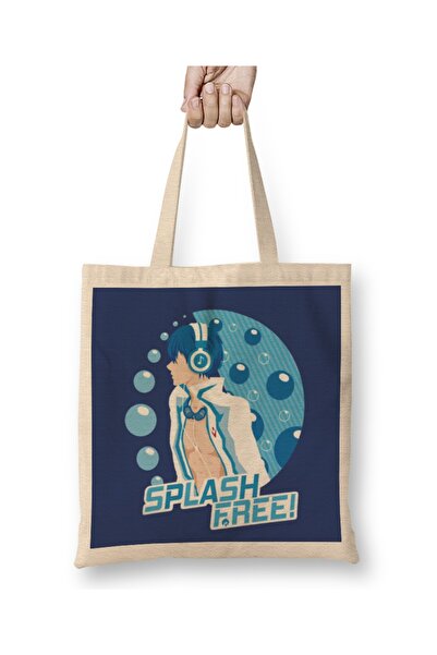 Baskı Dükkanı Besplatna Splash Free Haruka Nanase tkanina Torba duga Sa ručkom