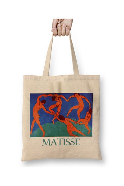 Baskı Dükkanı Dance II 1910 από τον Henri Matisse Υφασμάτινη τσάντα με μακριά λαβή