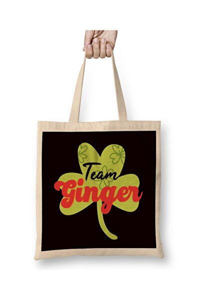 Baskı Dükkanı Tim Đumbir Crvenokosa Šamrok Irski Crveno Narančasta Kosa Tkani...